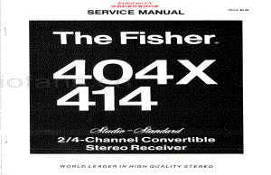 Fisher-404X-rec-sm维修电路原理图.pdf