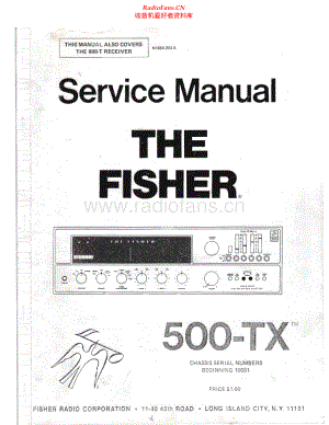 Fisher-500TX-rec-sm3维修电路原理图.pdf