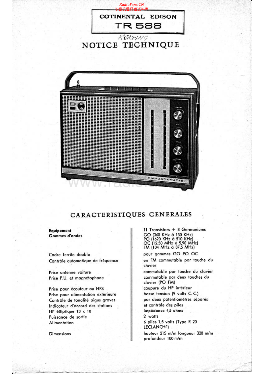 Continental-TR588-rec-sch维修电路原理图.pdf_第1页