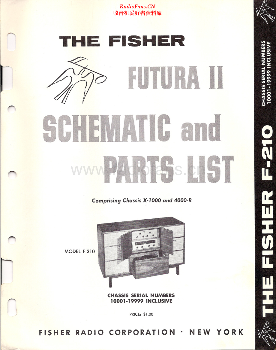Fisher-Futura210-rec-sm维修电路原理图.pdf_第1页