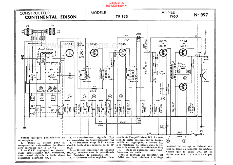 Continental-TR156-rec-sch维修电路原理图.pdf_第1页