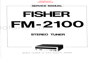 Fisher-FM2100-tun-sm维修电路原理图.pdf