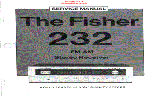 Fisher-232-rec-sm维修电路原理图.pdf