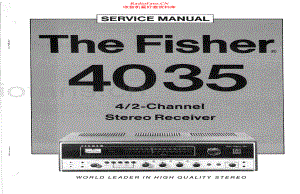 Fisher-4035-rec-sm维修电路原理图.pdf