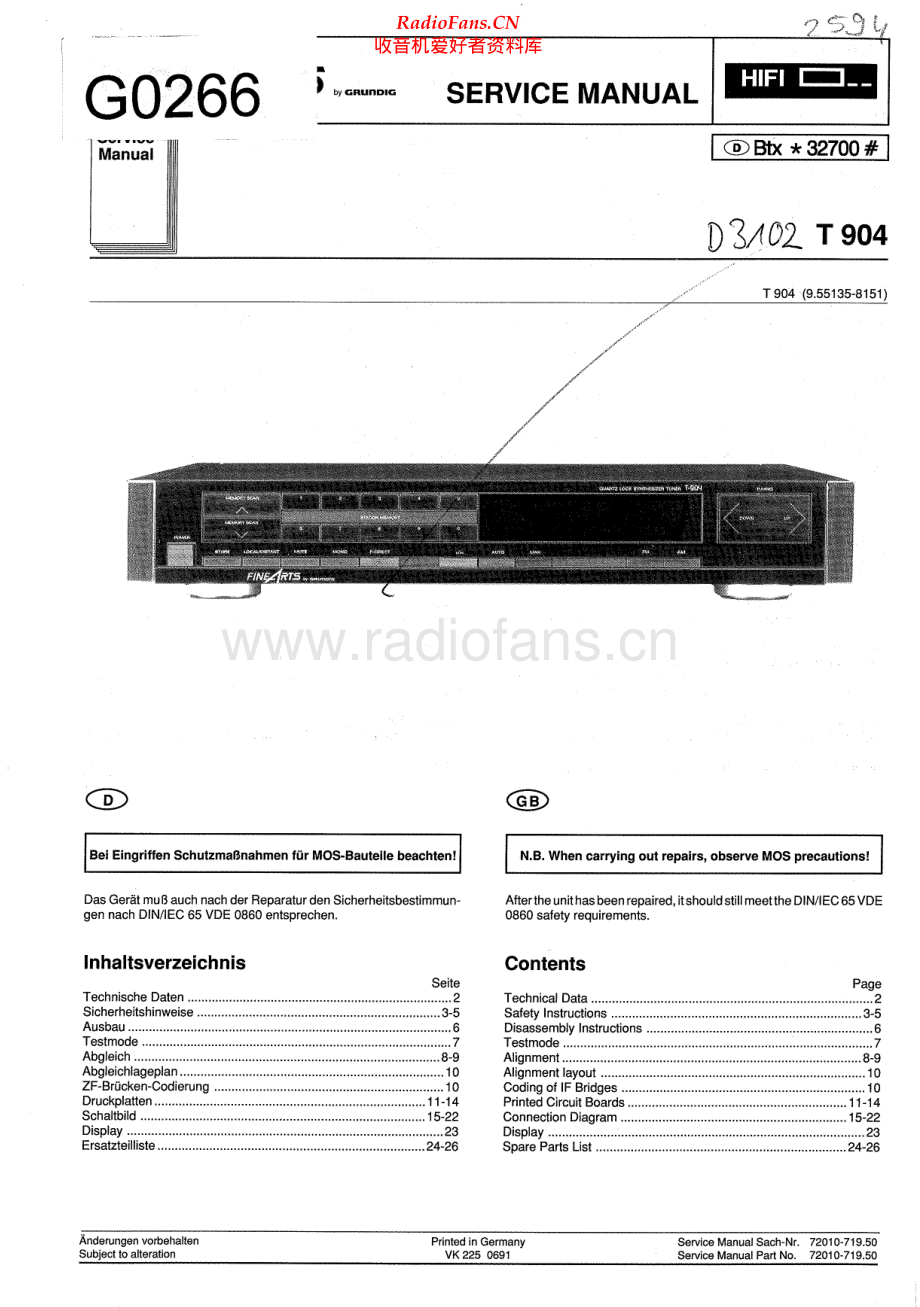 Grundig-T904-tun-sm维修电路原理图.pdf_第1页