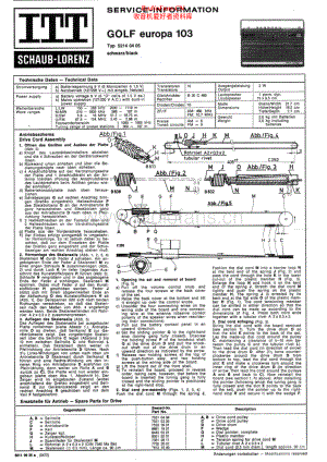 ITT-GolfEuropa103-rec-sm 维修电路原理图.pdf