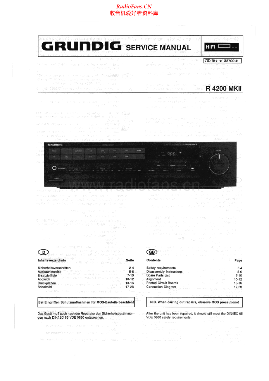 Grundig-R4200MKII-rec-sm维修电路原理图.pdf_第1页