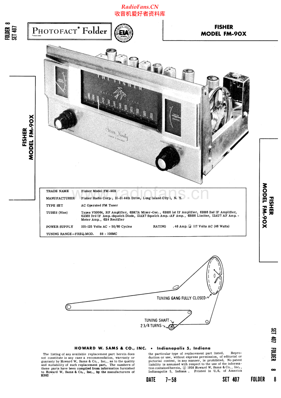Fisher-FM90X-tun-sm维修电路原理图.pdf_第1页