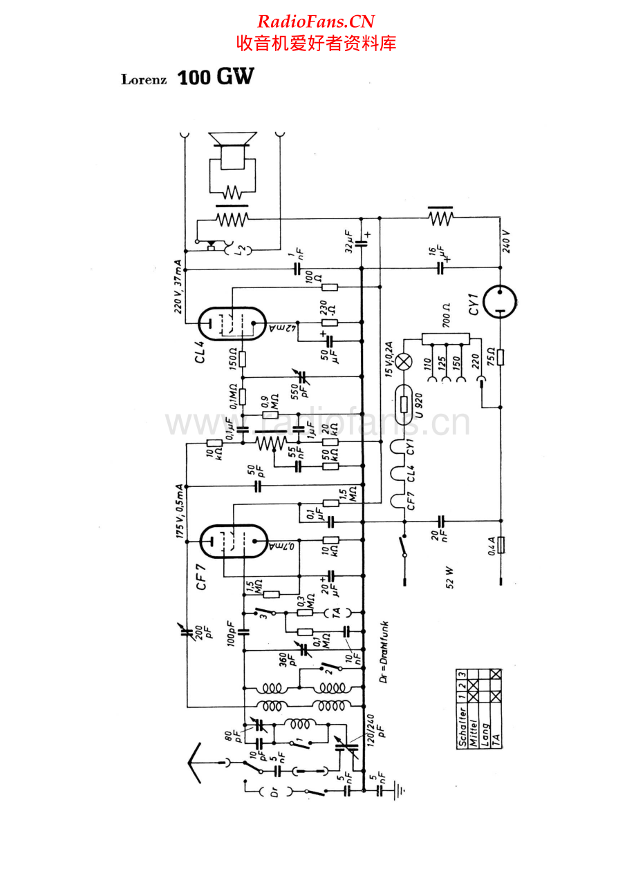 ITT-100GW-rec-sch1 维修电路原理图.pdf_第1页