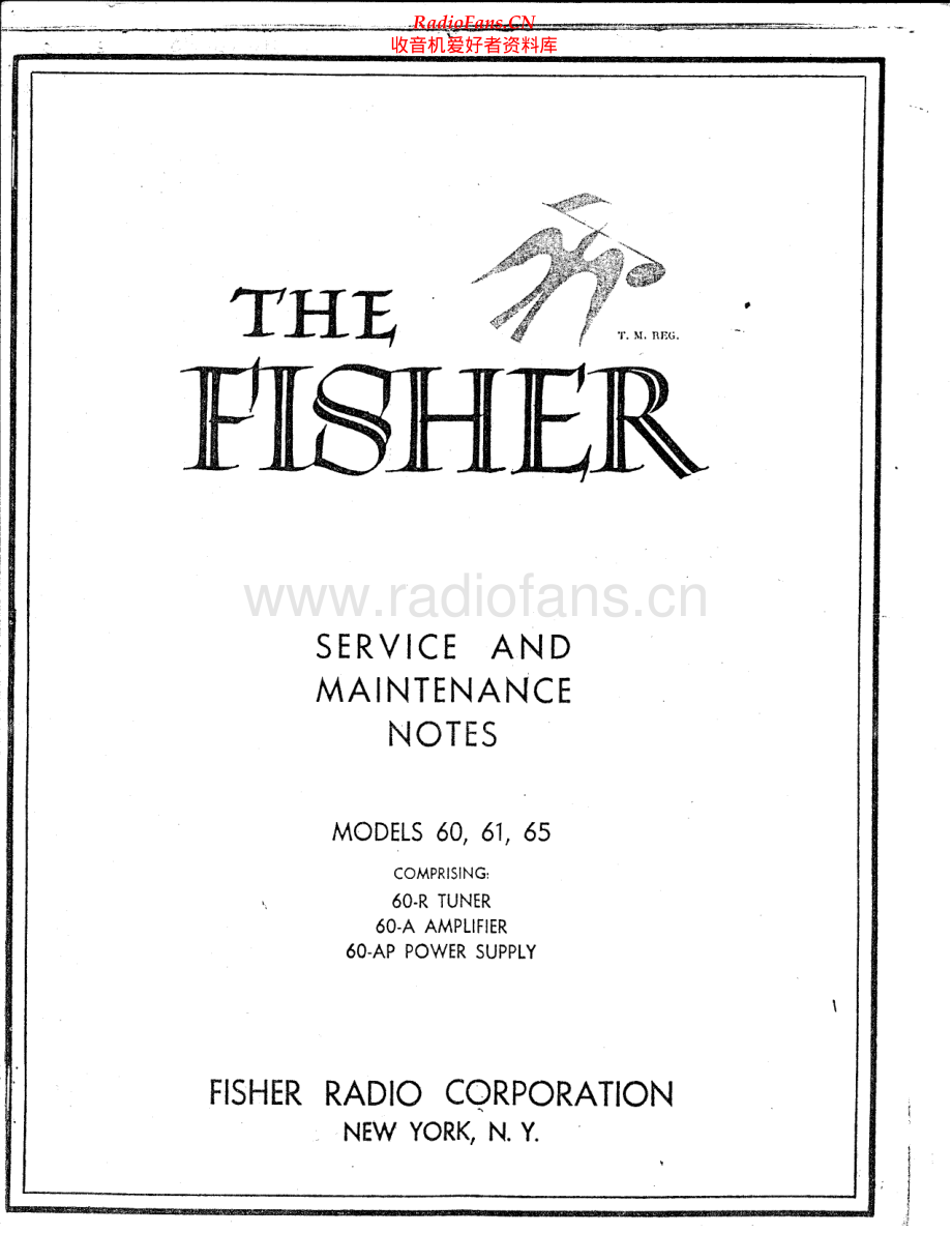 Fisher-61-rec-sm维修电路原理图.pdf_第1页