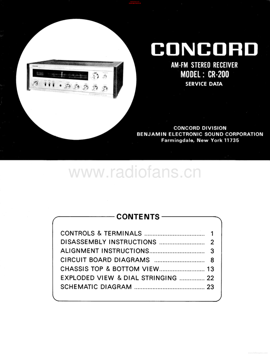 Concord-CR200-rec-sm1维修电路原理图.pdf_第1页