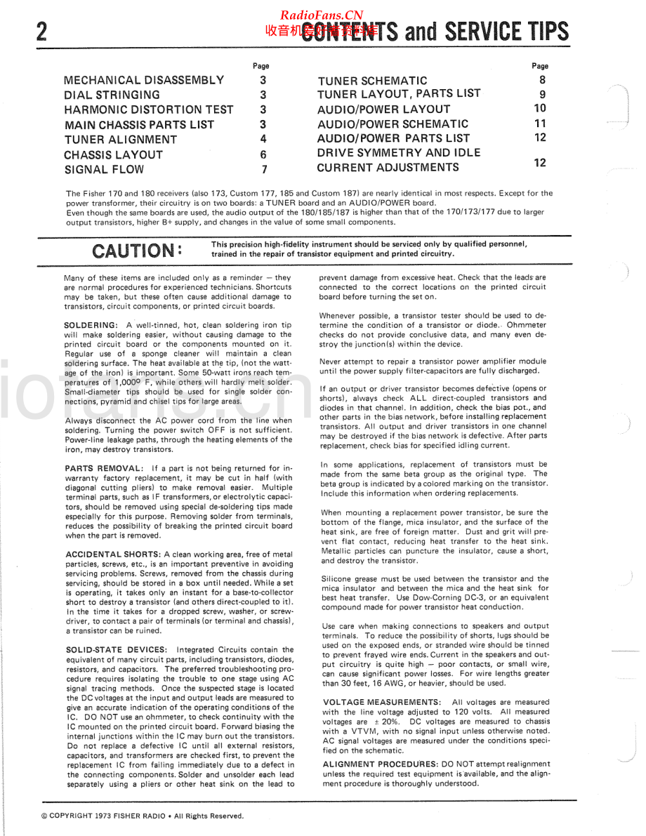 Fisher-170-rec-sm维修电路原理图.pdf_第2页