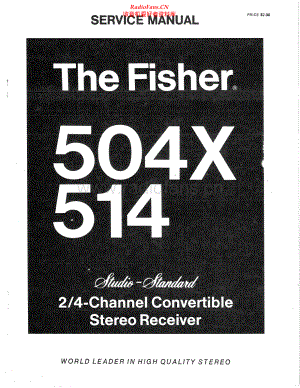 Fisher-504X-rec-sm维修电路原理图.pdf