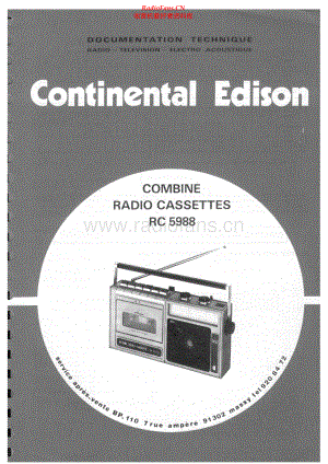 Continental-RC5088-rec-sm维修电路原理图.pdf