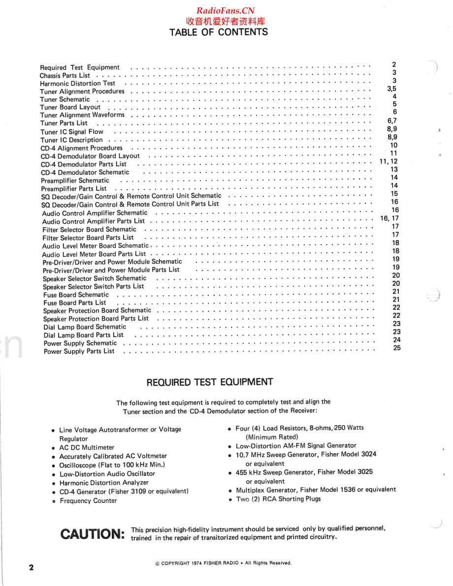 Fisher-634-rec-sm维修电路原理图.pdf_第2页