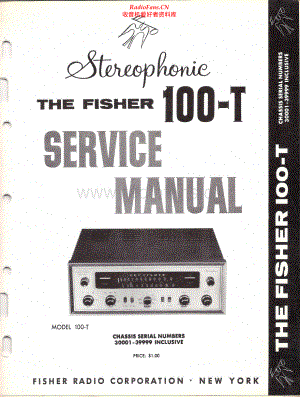 Fisher-100T-rec-sm2维修电路原理图.pdf
