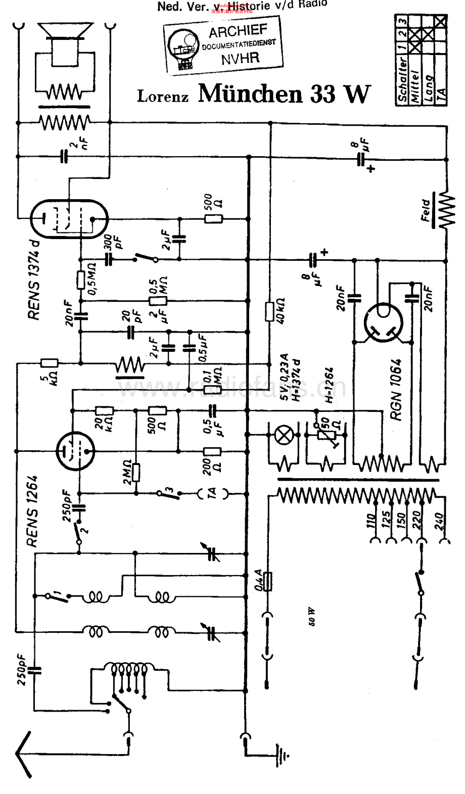 ITT-Munchen33W-rec-sch 维修电路原理图.pdf_第1页