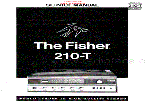 Fisher-210T-rec-sm维修电路原理图.pdf