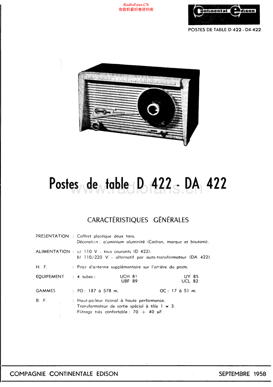 Continental-D422-rec-sch维修电路原理图.pdf_第1页