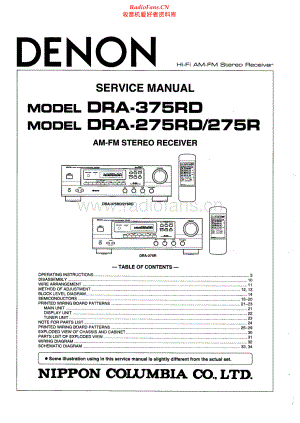 Denon-DRA275R-rec-sm维修电路原理图.pdf
