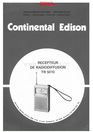 Continental-TR5010-rec-sch维修电路原理图.pdf