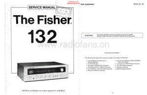 Fisher-132-rec-sm维修电路原理图.pdf