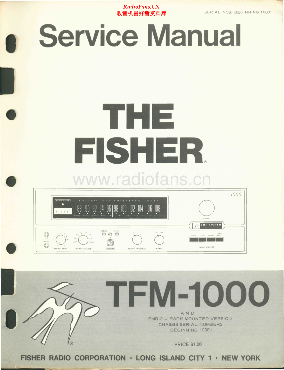 Fisher-TFM1000-tun-sm维修电路原理图.pdf_第1页