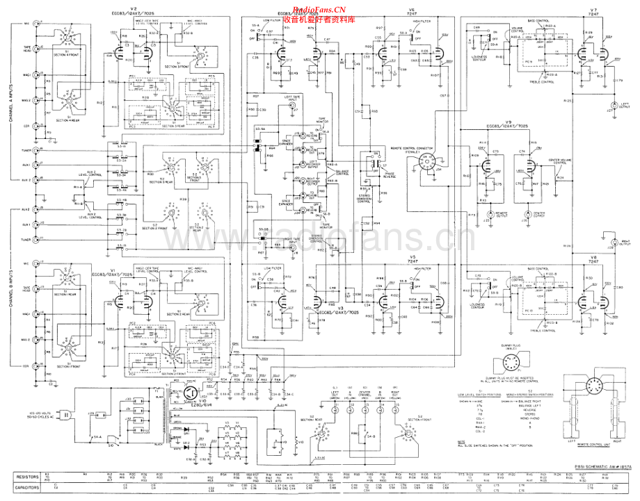 Fisher-400CX-rec-sch维修电路原理图.pdf_第1页