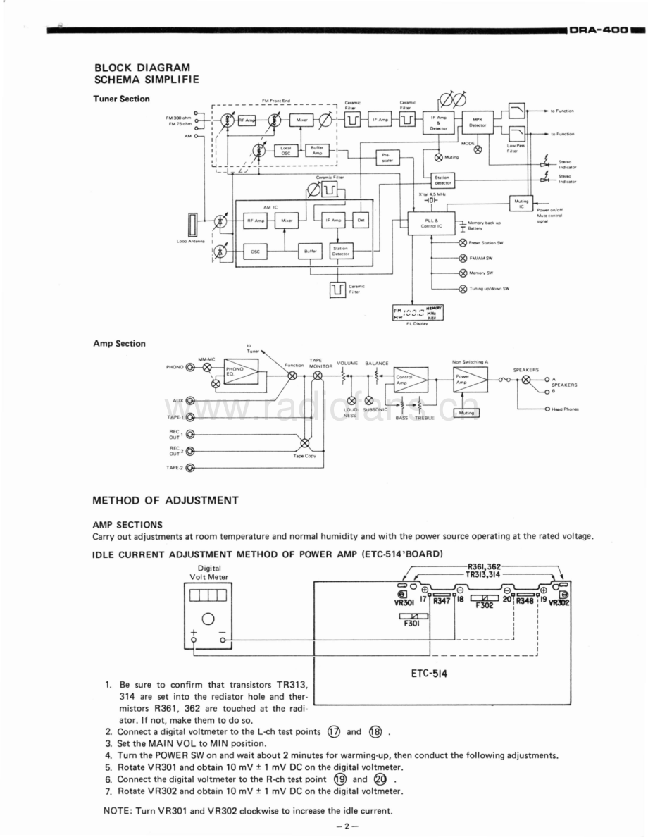 Denon-DRA400-rec-sm维修电路原理图.pdf_第3页