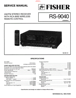 Fisher-RS9040-rec-sch维修电路原理图.pdf
