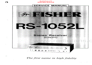Fisher-RS1052L-rec-sm维修电路原理图.pdf