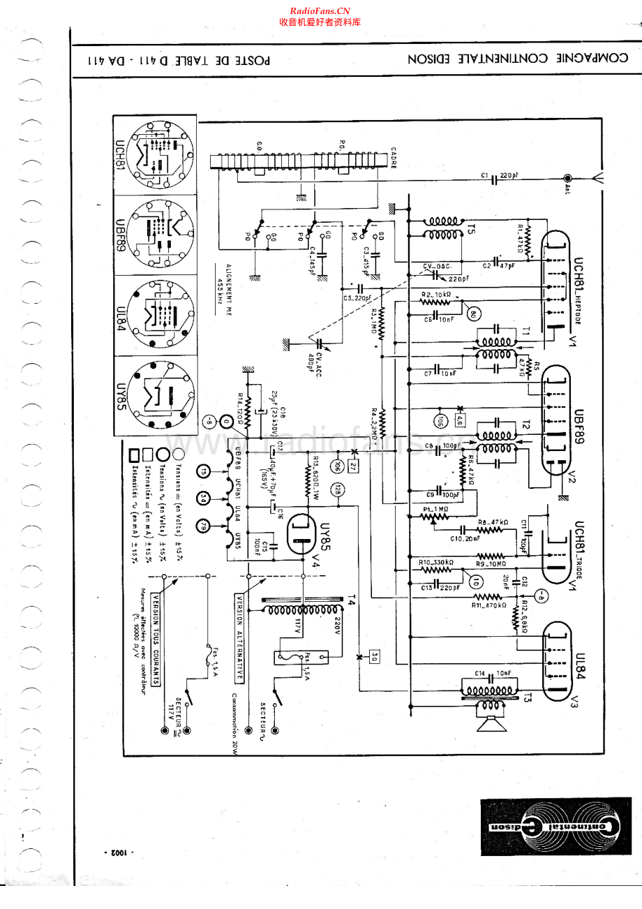 Continental-AR611-rec-sch维修电路原理图.pdf_第2页