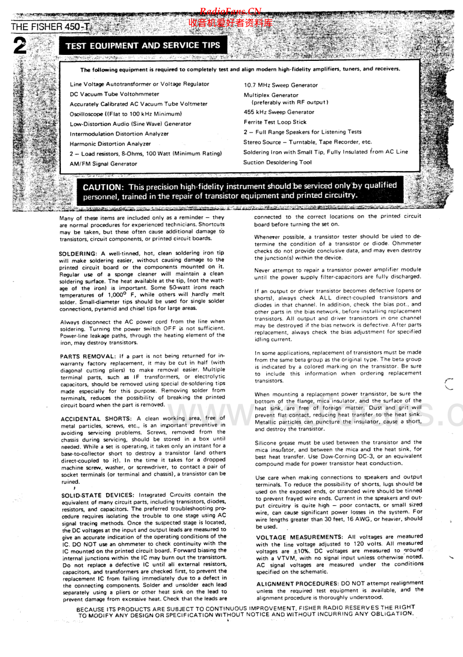 Fisher-450T-rec-sm维修电路原理图.pdf_第2页