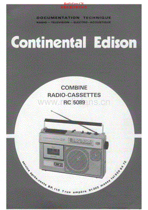 Continental-RC5089-rec-sm维修电路原理图.pdf