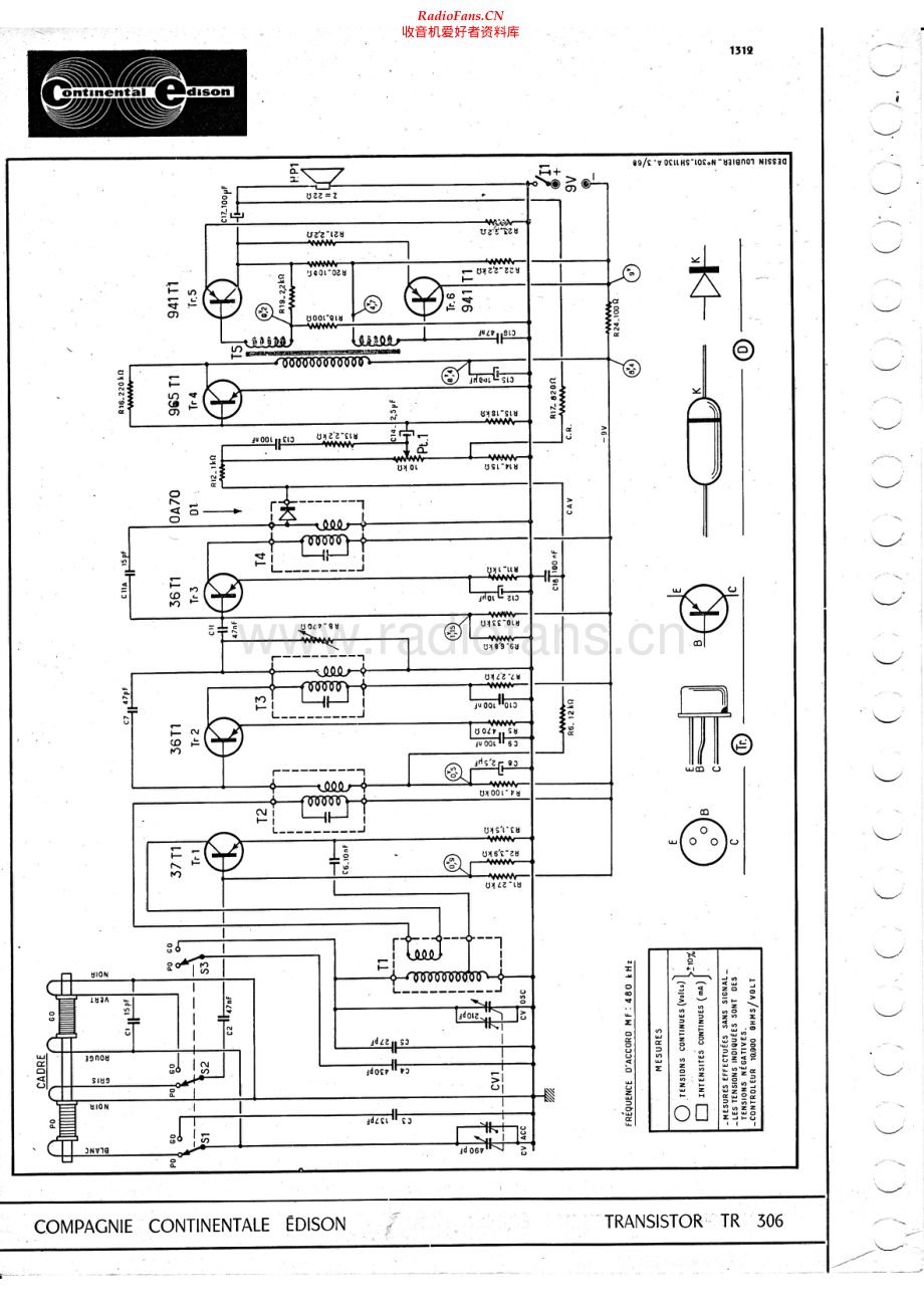 Continental-TR306-rec-sch维修电路原理图.pdf_第2页