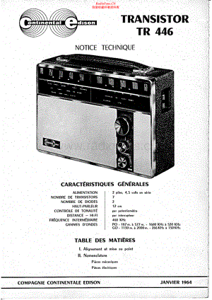 Continental-TR446-rec-sch维修电路原理图.pdf