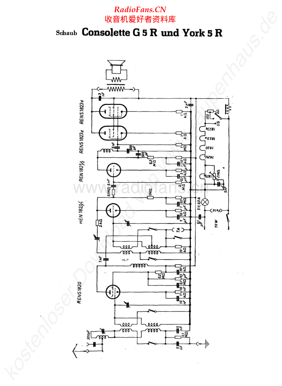 ITT-ConsoletteG5R-rec-sch 维修电路原理图.pdf_第1页