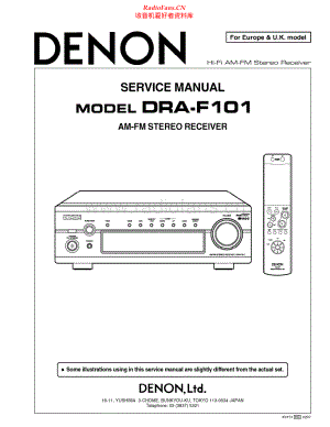 Denon-DRAF101-rec-sm维修电路原理图.pdf