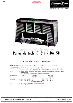 Continental-DA511-rec-sch维修电路原理图.pdf