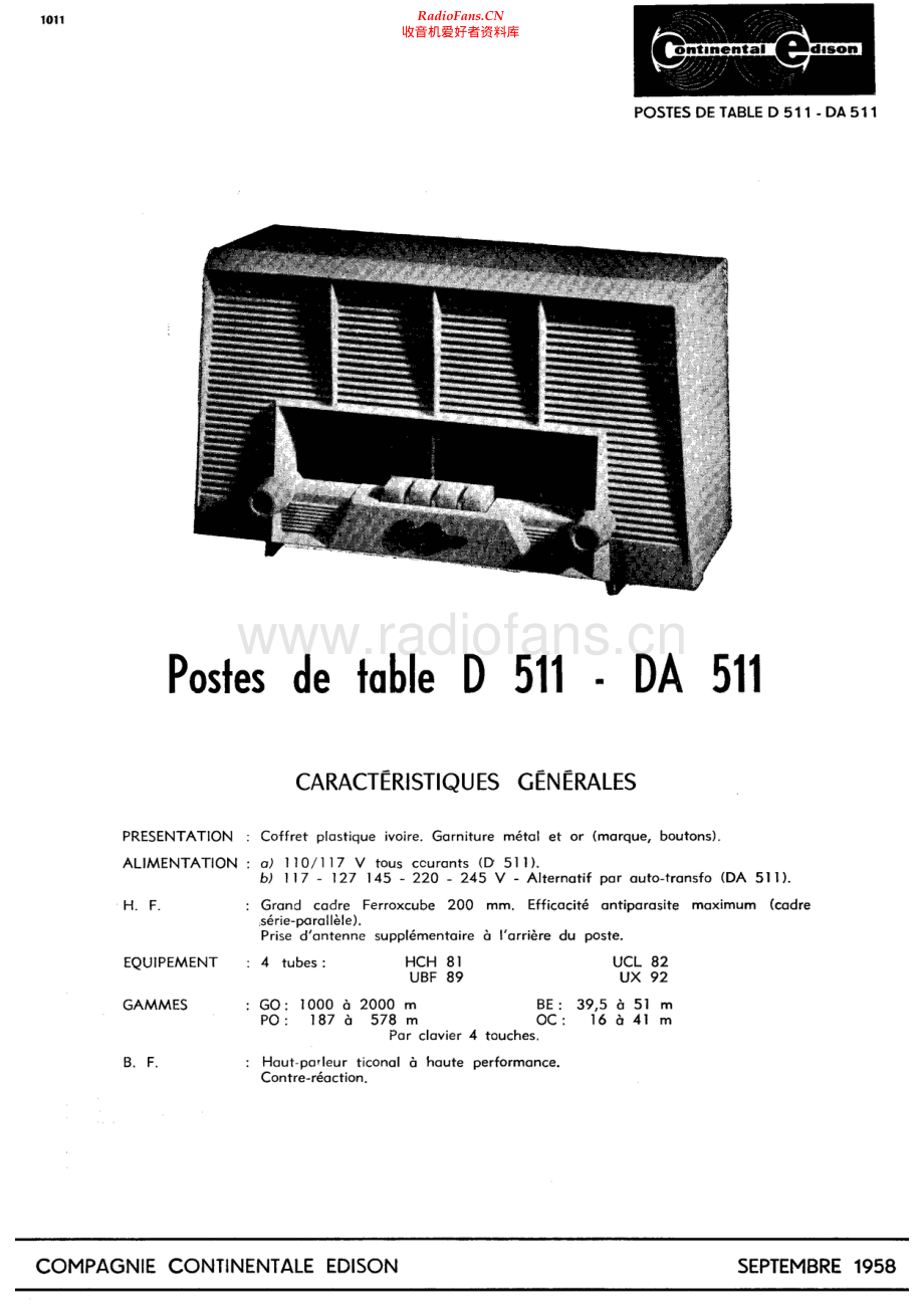 Continental-DA511-rec-sch维修电路原理图.pdf_第1页