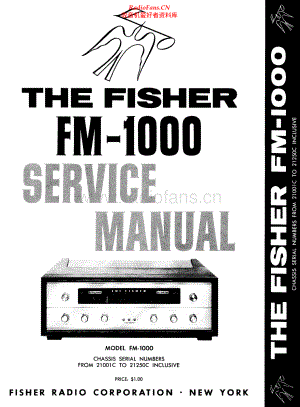 Fisher-FM1000-tun-sm维修电路原理图.pdf
