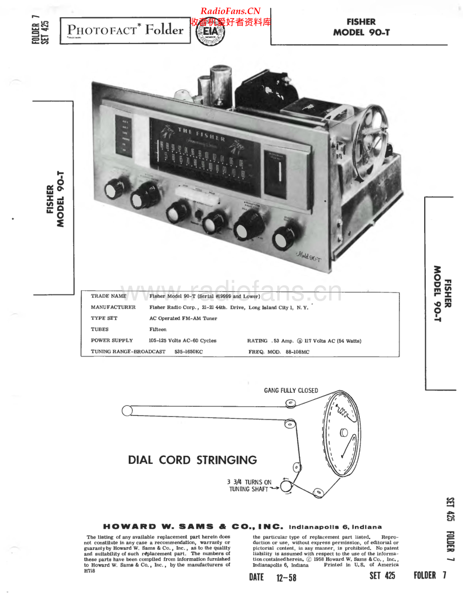 Fisher-90T-tun-sm1维修电路原理图.pdf_第1页