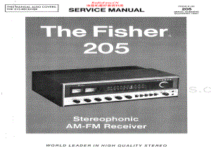 Fisher-205-rec-sm维修电路原理图.pdf