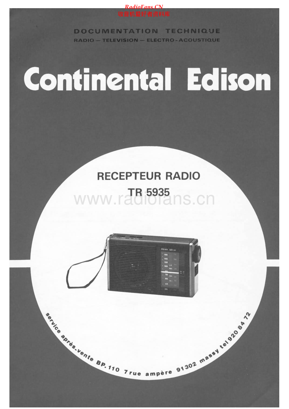 Continental-TR5935-rec-sm维修电路原理图.pdf_第1页