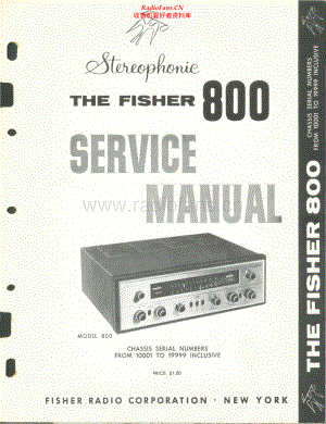 Fisher-800-rec-sm维修电路原理图.pdf