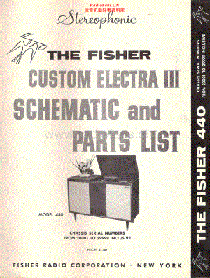 Fisher-440-rec-sm维修电路原理图.pdf