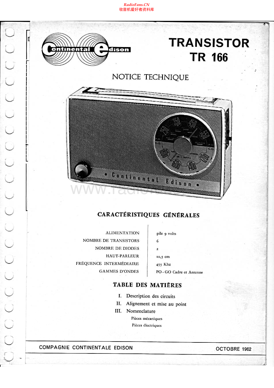 Continental-TR166-rec-sch维修电路原理图.pdf_第1页