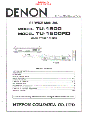 Denon-TU1500-tun-sm维修电路原理图.pdf