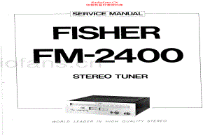 Fisher-FM2400-tun-sm维修电路原理图.pdf