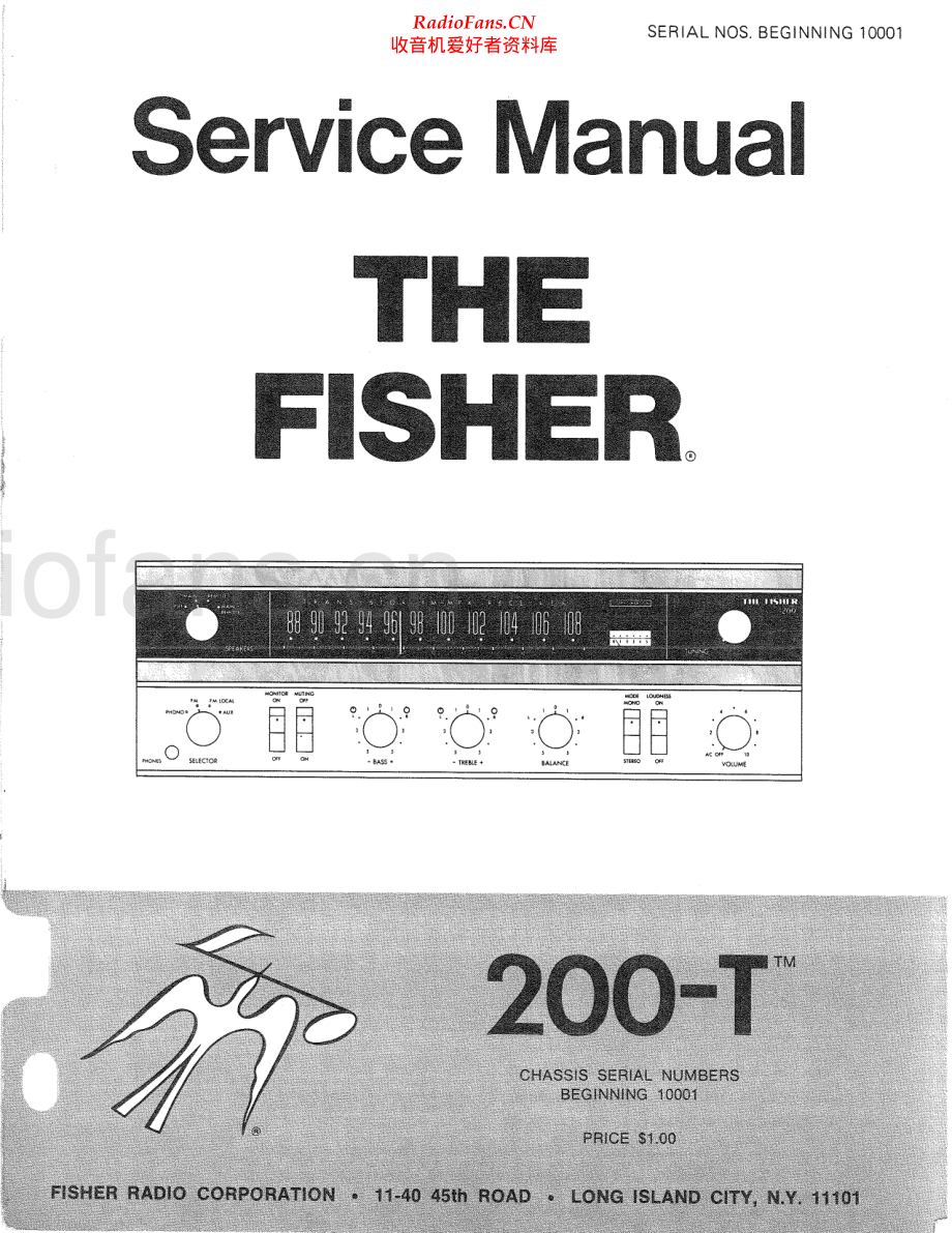 Fisher-200T-rec-sm维修电路原理图.pdf_第1页